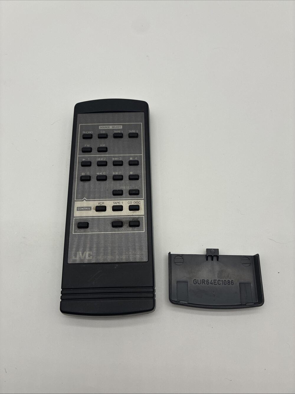 JVC RM-SR208U Remote Control for RX-208 Receiver Audio System Black - Picture 1 of 3